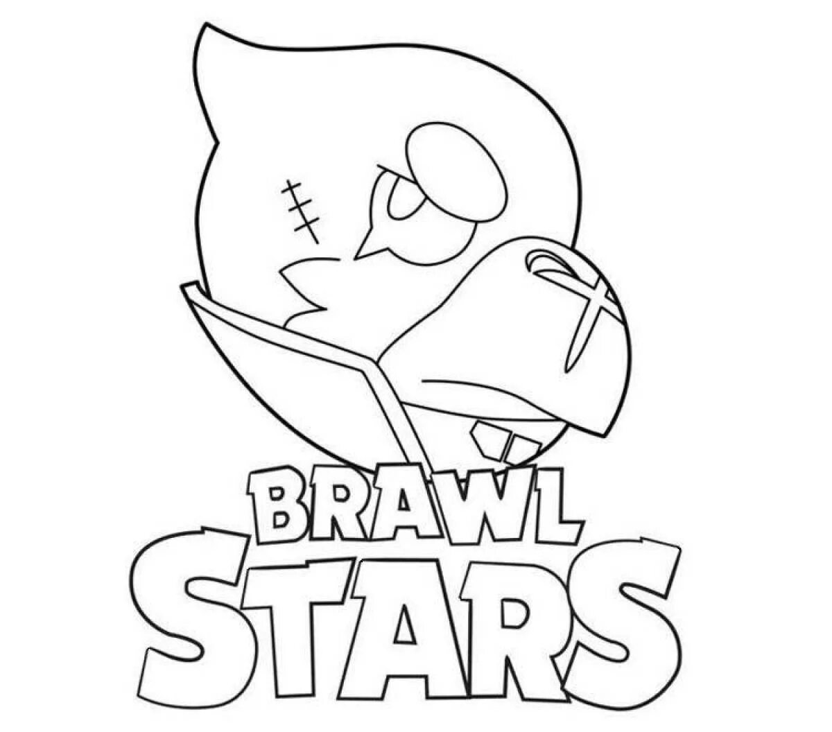 Ворон из Brawl Stars раскраска. Раскраска ворон из Браво старс. Раскраска браустарс. Раскраски из БРАВЛ старс. Ворон раскраска браво