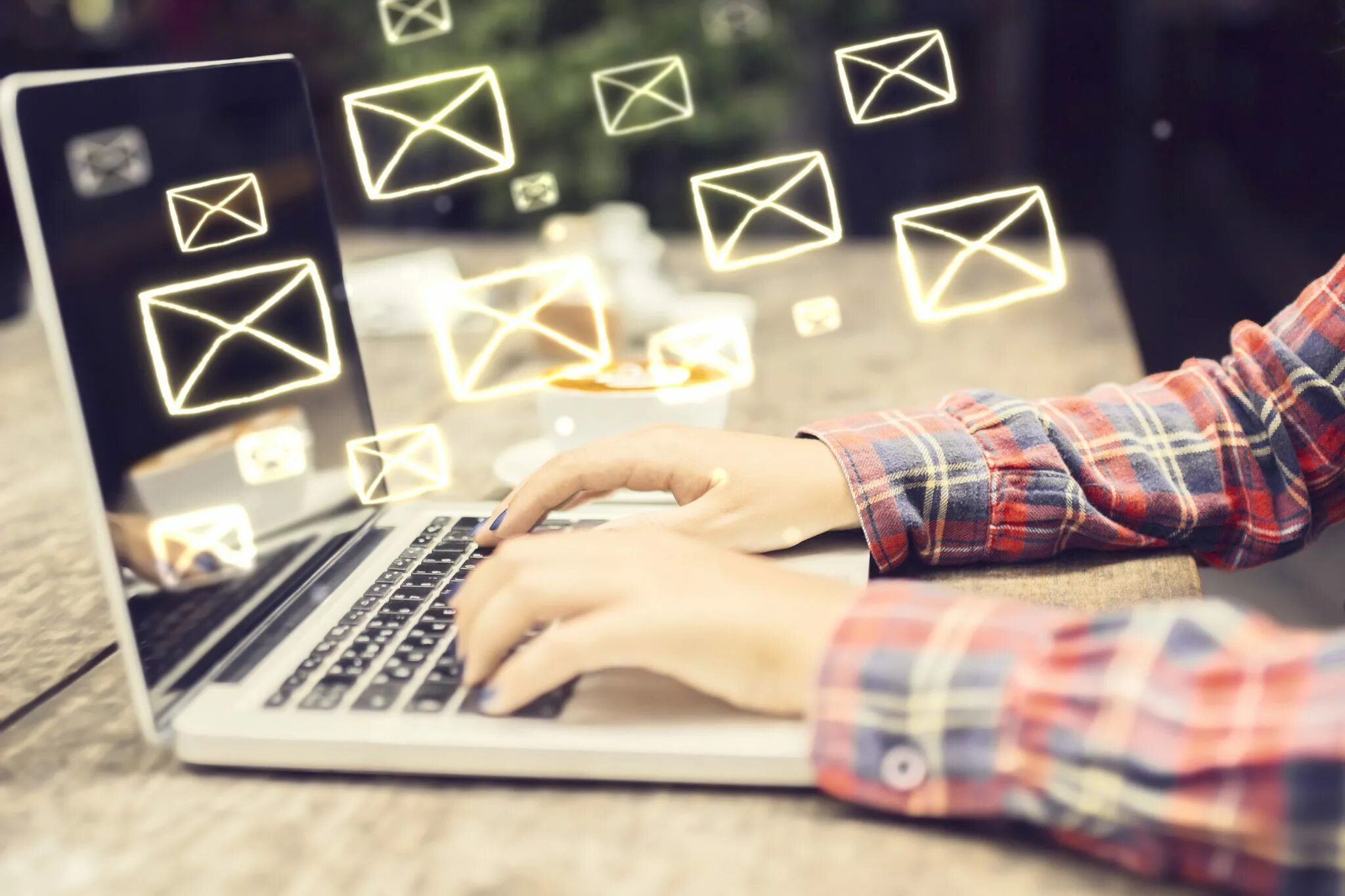 To email people