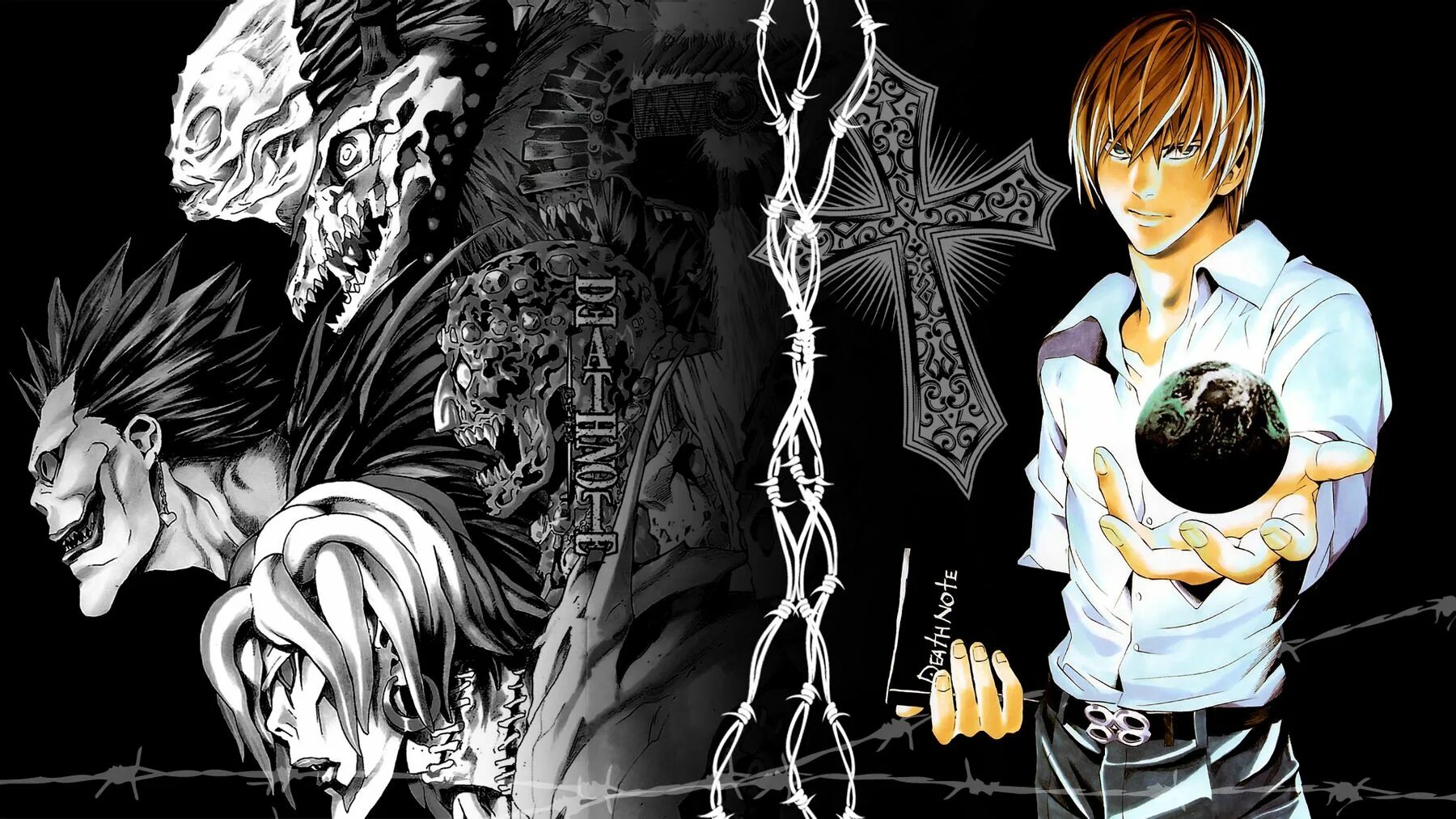 Death Note Ягами Лайт. Ягами Лайт и рюк. Манга компьютерная игра