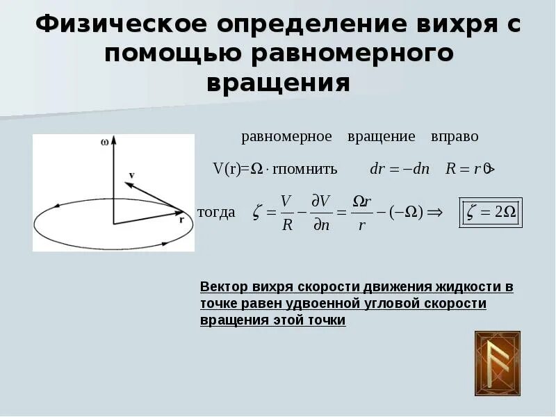 Равномерное вращательное. Параметры вращательного движения. Потенциальный Вихрь. Переносная скорость вращения. Плоский потенциальный Вихрь.