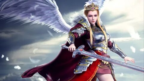 Download 2560x1440 Super Seminary, Angel girl Wallpaper.