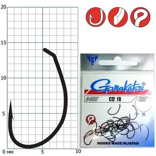 Крючки gamakatsu размеры