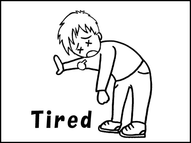 Look he is too tired to continue. Раскраска для уставших. Tired раскраска для детей. Ребенок устал рисунок. Мальчик устал рисунок.
