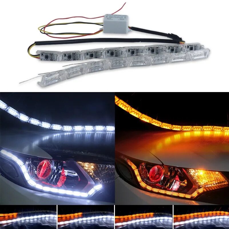 Дхо бегущий. ДХО И поворотник лед led 60см - 2ш. DRL led12v11w. Светодиодная лента ДХО И Бегущий поворотник. (TDRL) DRL гибкие дневные ходовые огни s12 Crystal Audi Style 12-24v динамические.