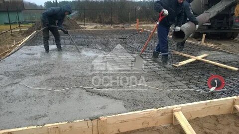 Вибрирование бетонной смеси