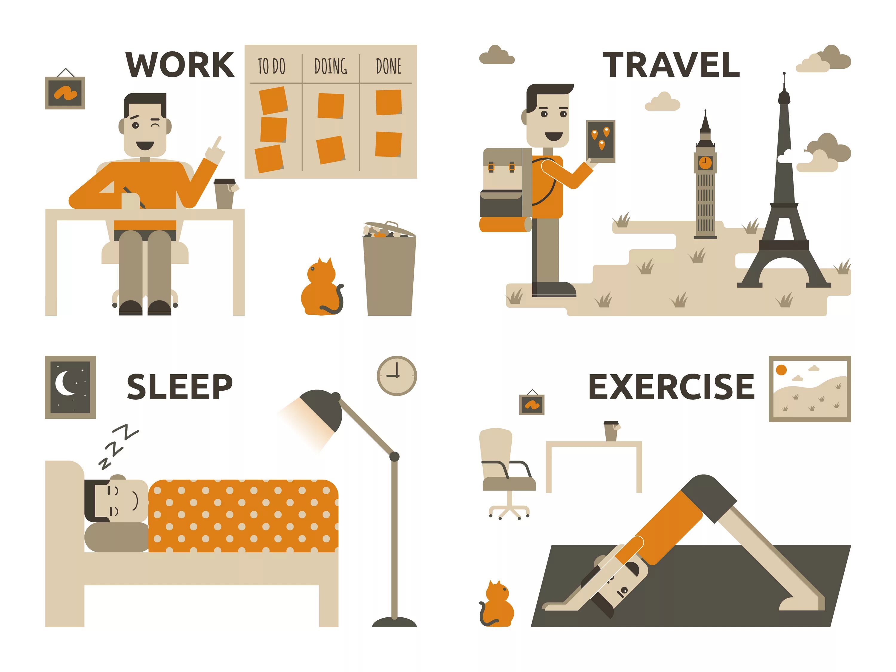 Working life ответы. Work Life Balance vector. Баланс иллюстрация. Work Life Balance рисунок перекос. Work Life illustration.