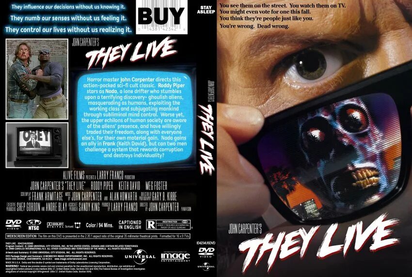 They s. They Live DVD обложка. They Live, 1988 Cover. They Live DVD Cover. Они живут DVD обложка.