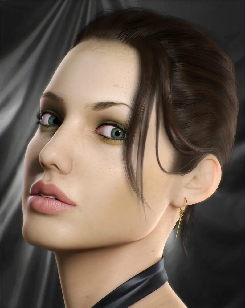 Компьютерная графика photoshop. Анджелина Джоли 3d. Анджелина Джоли 3д Zbrush. 3д арт Анджелина Джоли. Реалистичные портреты.