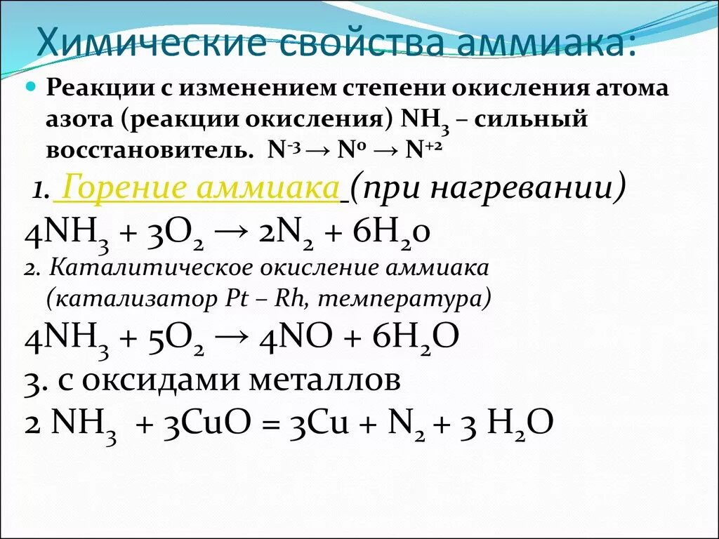 Аммиак и оксид меди 2 реакция. Уравнения химических реакций по химическим свойствам аммиака. Характеристика уравнения реакции получения аммиака. Реакция взаимодействия аммиака. Производство аммиака уравнение реакции.