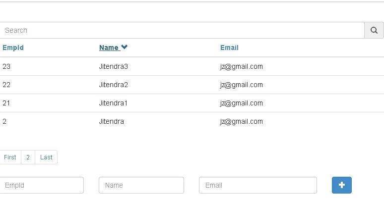 Data search js