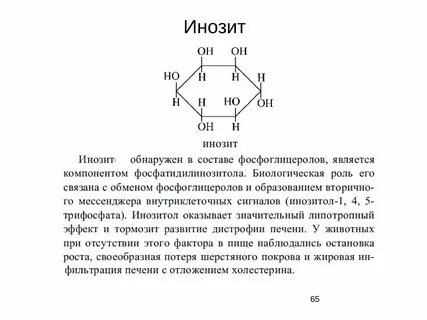 Инозитол суточная норма