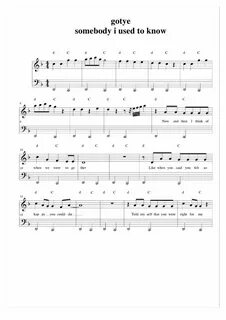 Used to know song