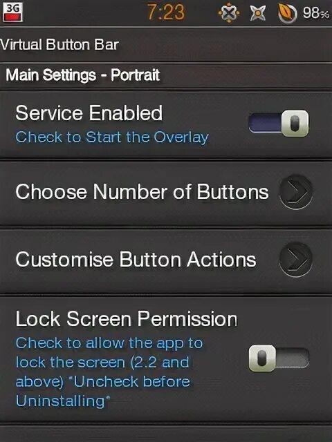 Soft button. Soft button