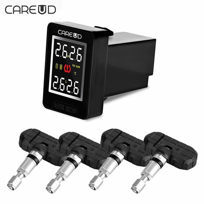 Система давления в шинах. Careud u912. u912 tpms. датчик давления для careud u912. tmps u 912.