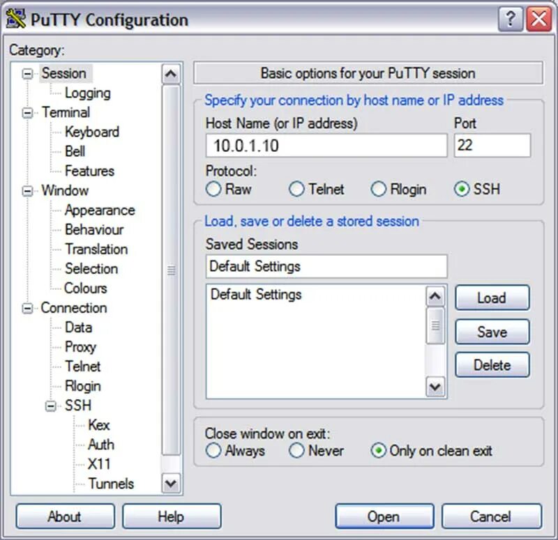 Putty. Putney. Telnet и SSH. Putty configuration.