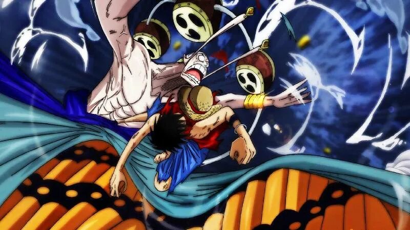 Текст опенинга ван пис. Энель и Луффи. Enel Ван Пис. One piece Бог Энель. Бог Энель Ван Пис.