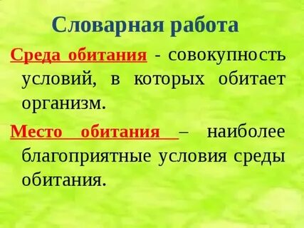 Совокупность благоприятных условий