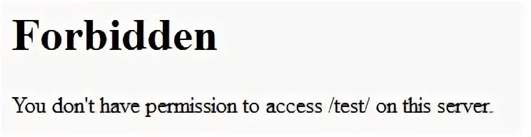 Forbidden you don't have permission to access / on this Server.. Forbidden you don't have permission to access this resource..