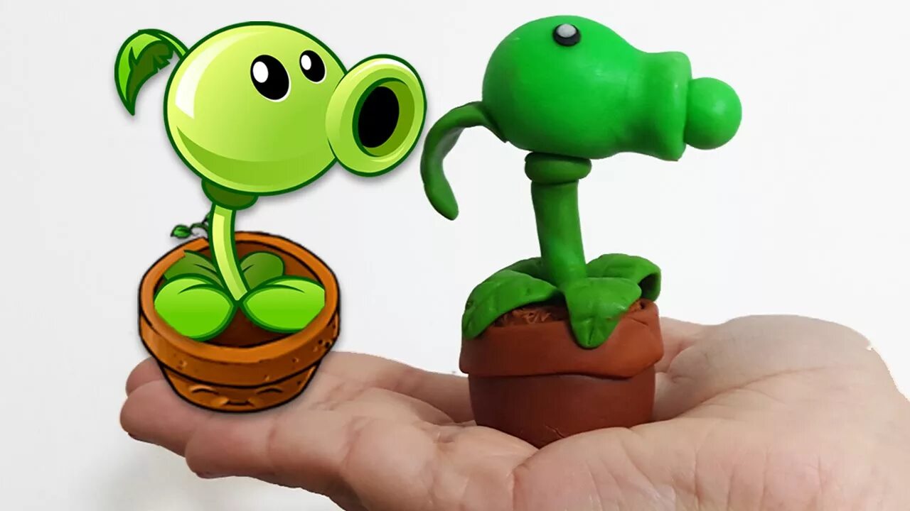 Зомби растения лепим. Plants vs. Zombies пластилин. Растения против зомби Горохострел. Лепить растения против зомби 2. Пластилин растения против зомби 2.