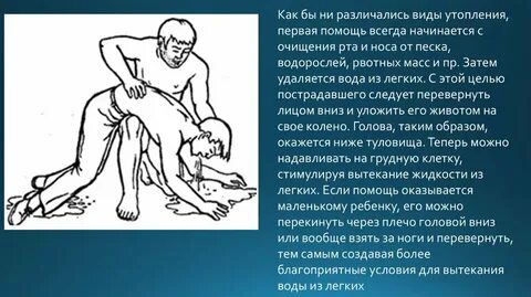 При утоплении после извлечения