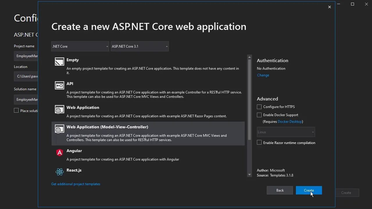 Asp core авторизация. Asp.net core mvc или razor pages. asp net core 7. консольное приложение на .net core. net core 3.1 как установить.