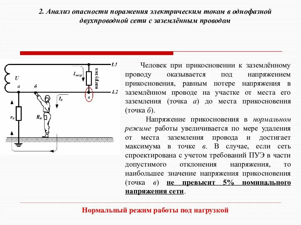 Какое нормальное напряжение в сети. Анализ опасности поражения электрическим током. анализ опасности поражения человека электрическим током. схема безопасности при работе под напряжением. опасность поражения эл током с человеком.
