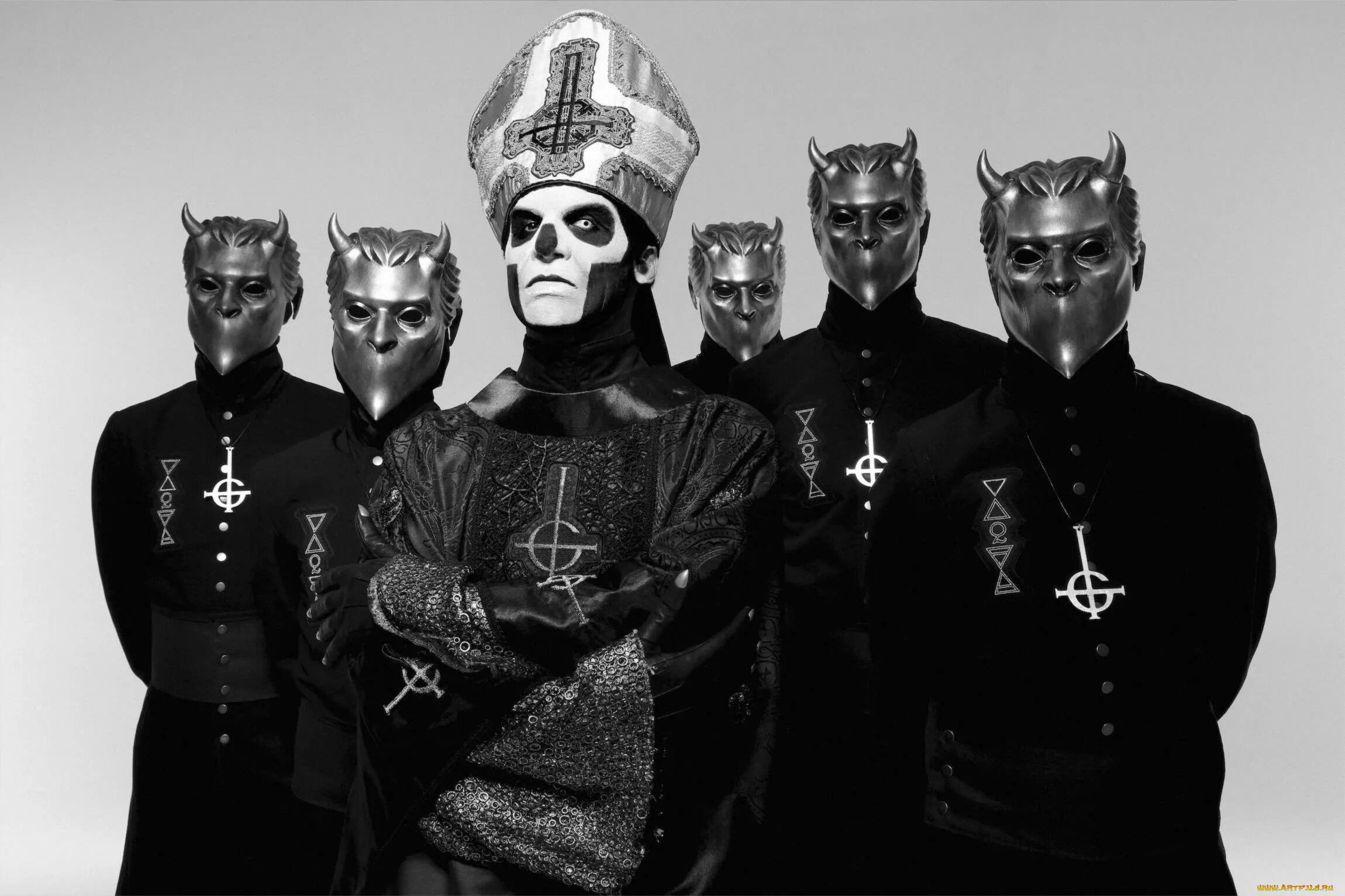Ghost гитарист пер эриксон. The band ghost группа. Ghost 2022 группа. Ghost шведская рок группа. Группа привидений.