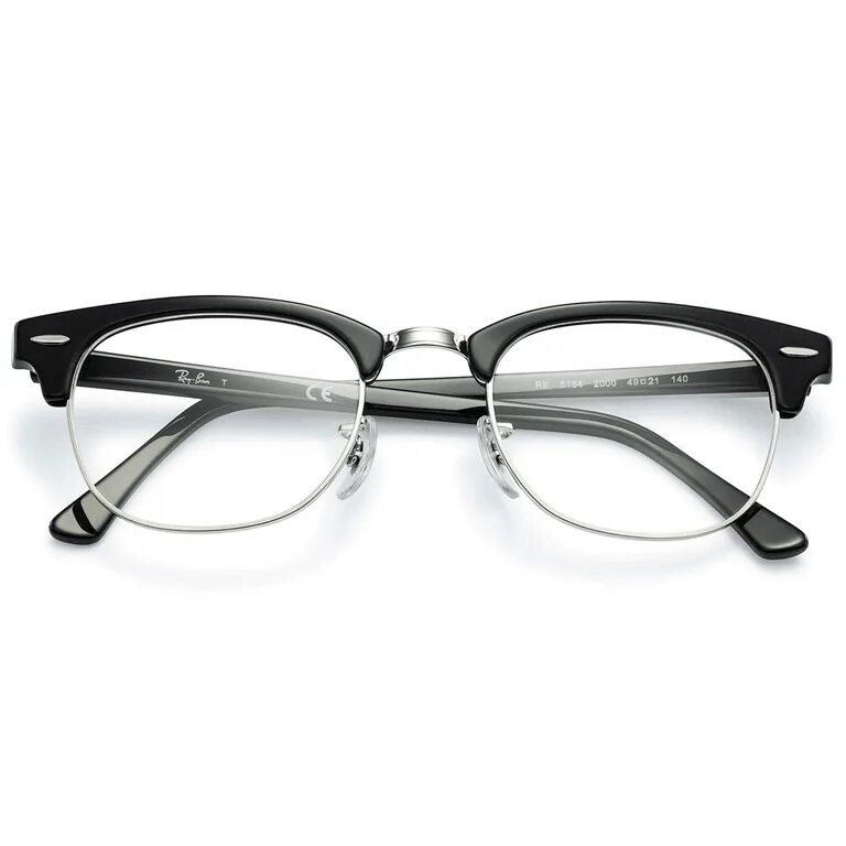 Виды оправ для очков. Ray ban clubmaster оправа. Ray ban 5154 2000. Оправа для очков мужская ray-ban clubmaster. Очки ray ban 5154 5750.
