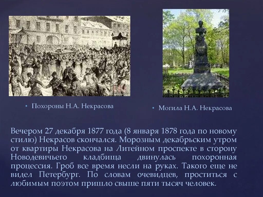 Могила Некрасова Николая Алексеевича. Могила поэта Некрасова.