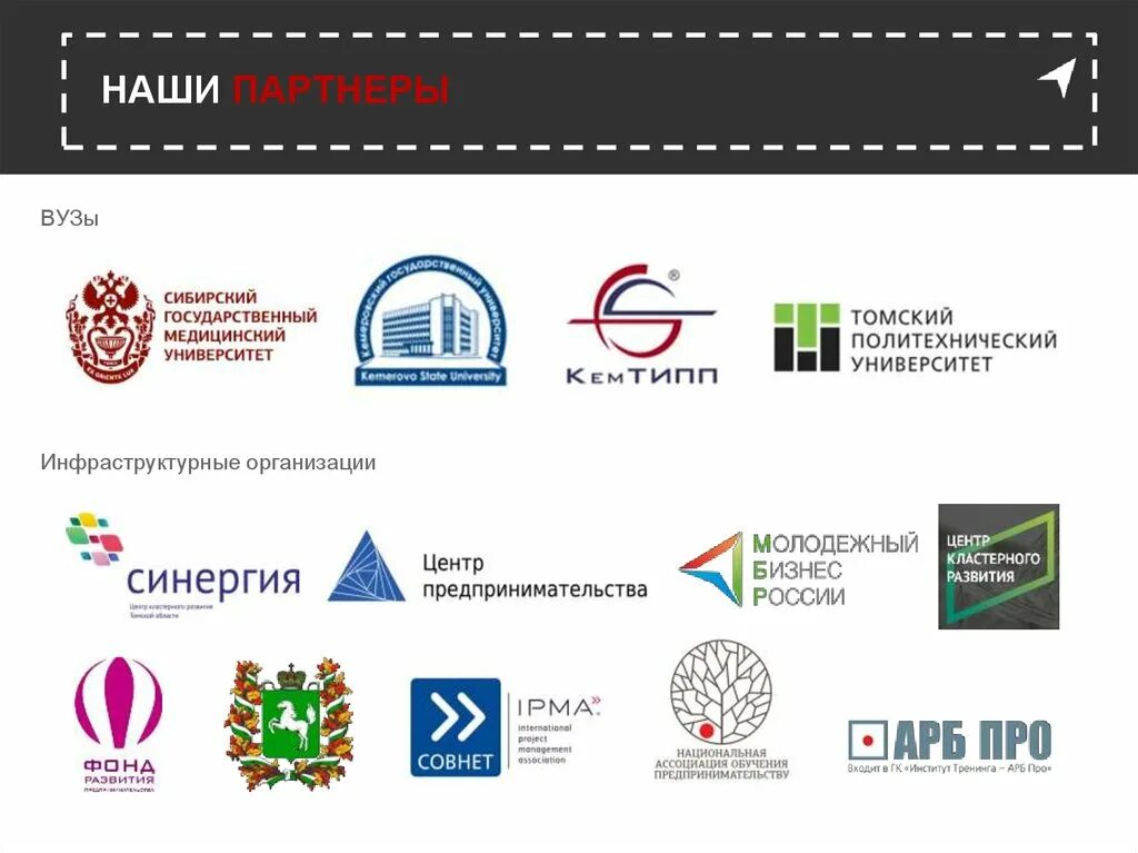 Наши партнеры. Вузы партнеры. наши партнёры производство.