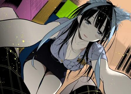 Desktop HD wallpaper: Anime, Blue Eyes, Black Hair, Kanojo Okarishimasu, Re...