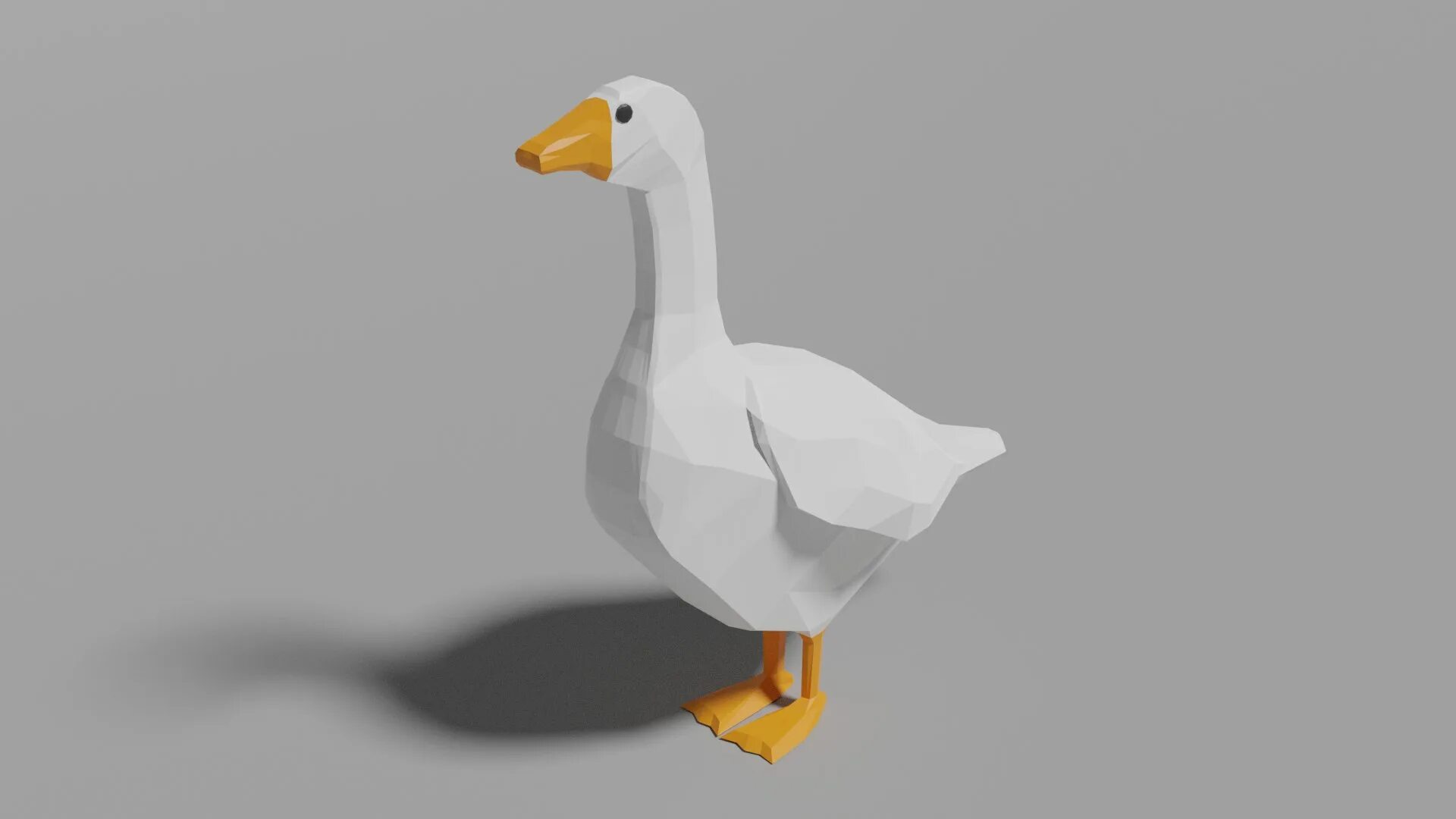 Гус 3. Гусь low poly. гусь 3д модель. гусь 3д модель принтера. гусь 3d модель.