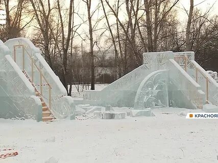 Ледяная горка в самаре