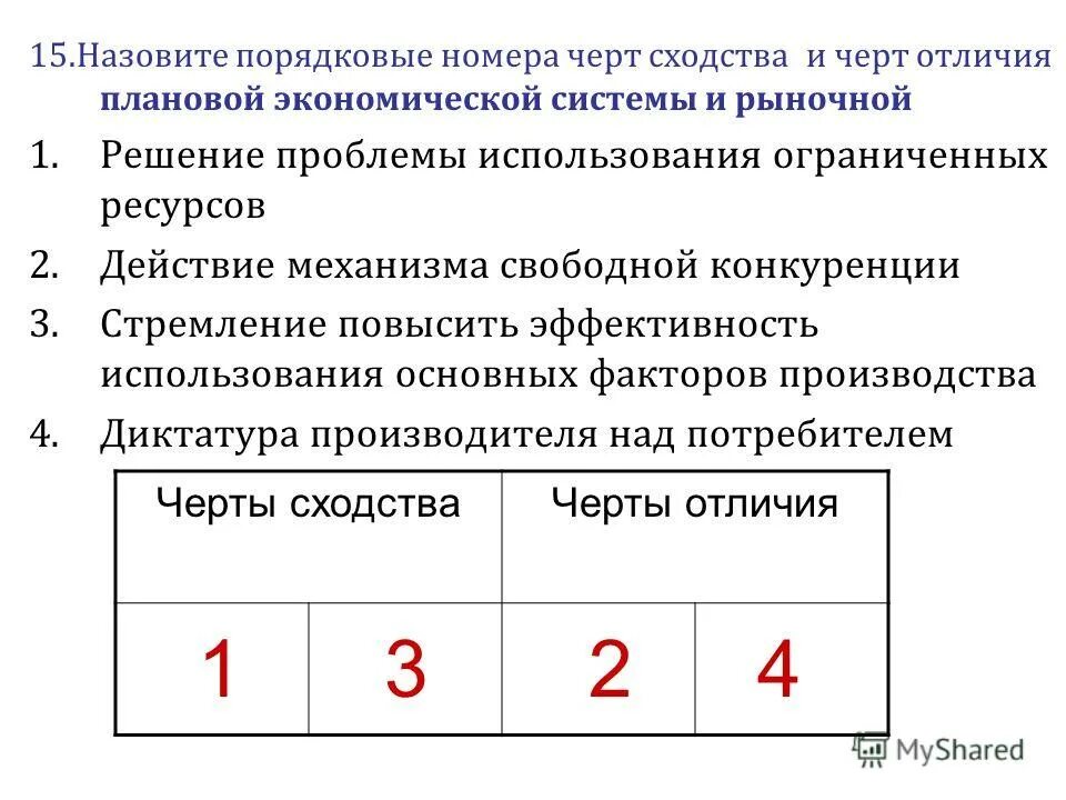 Черты сходства и различия товар и услуга