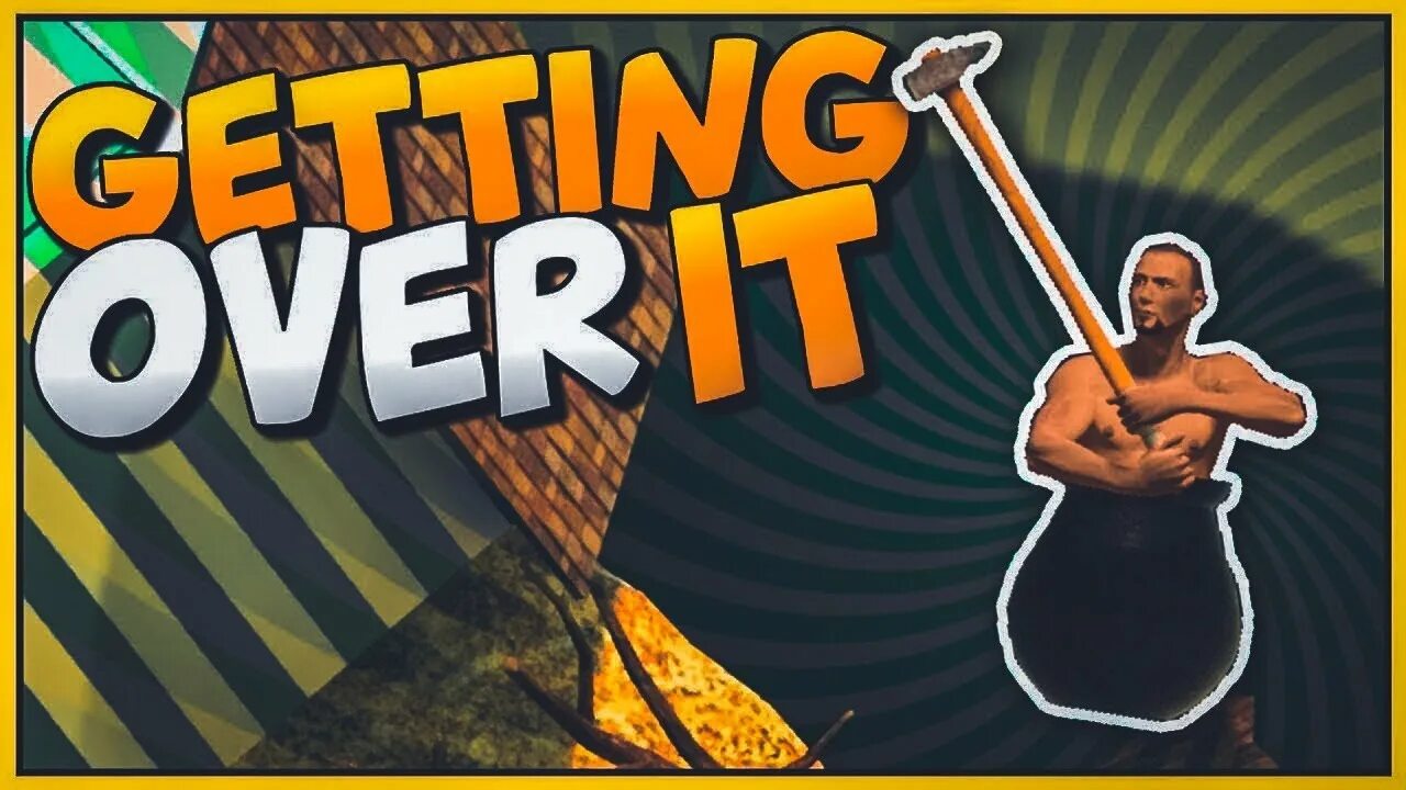 Getting over it спидран. Getting over it стрим. Getting over it превью. Getting over игра. Getting over it with Bennett Foddy стрим.