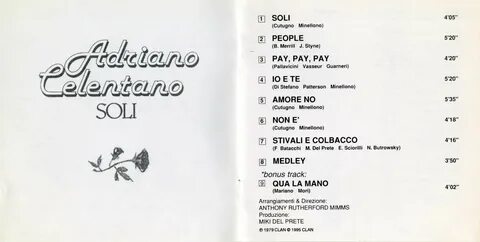 Celentano soli перевод