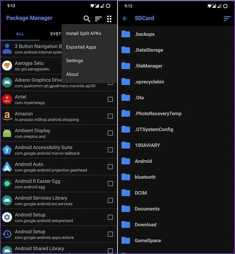 Android install app
