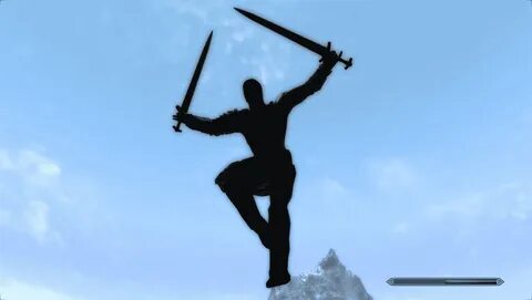 Skyrim running animation