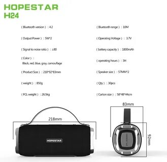 Как подключить колонку hopestar