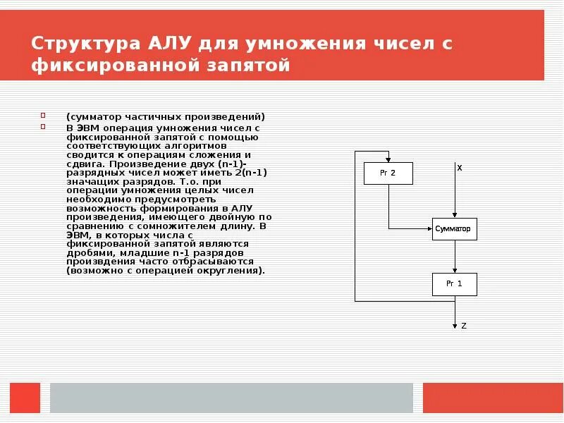 Сумматоры. Схемы сдвига. Схемы свертки - презентация, доклад, проект скачать