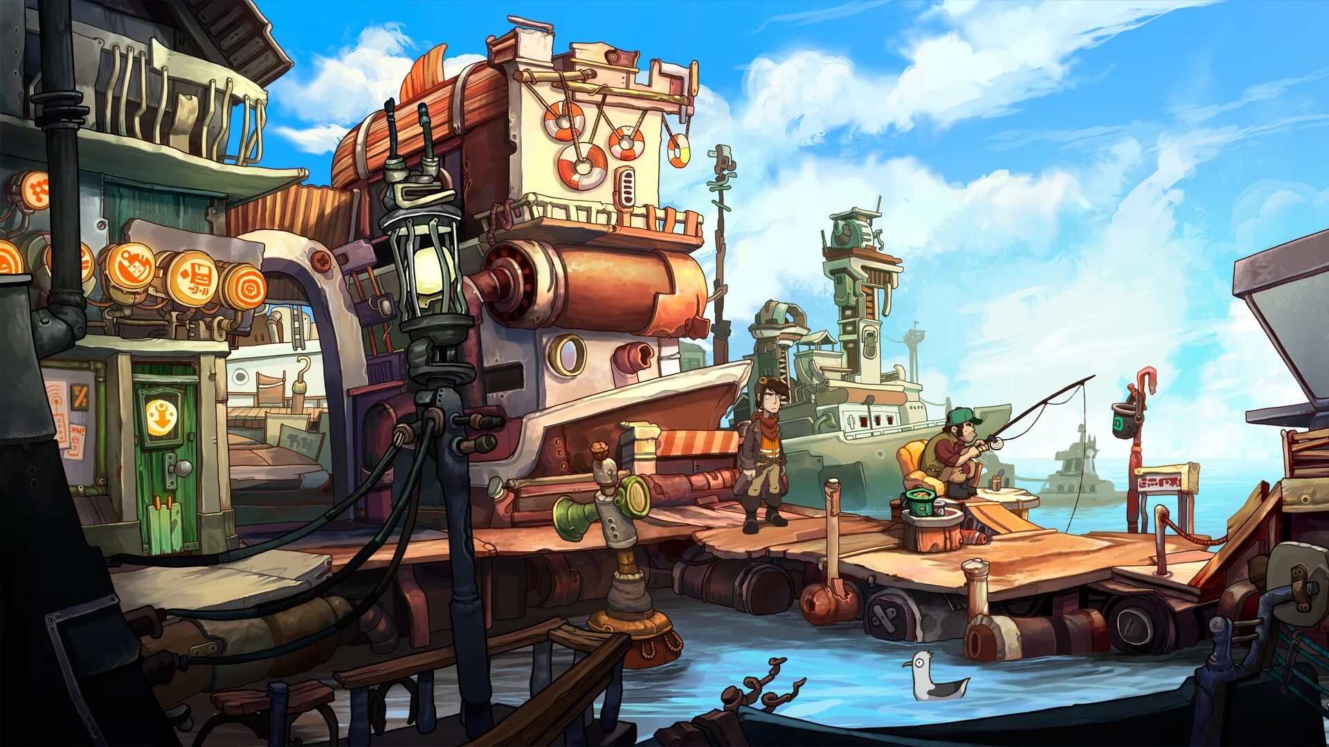 Депония 2: взрывное приключение. Chaos on Deponia (ps4). Deponia ps4. Deponia Daedalic Entertainment. Игры в мультяшном стиле