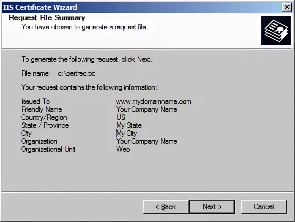 Query contains. IIS 5. Microsoft CSR. Запрос сертификата IIS. Microsoft IIS.