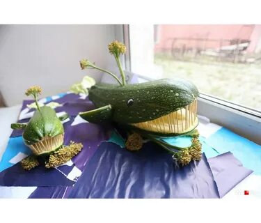 Кит из кабачка