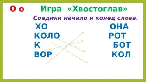 Соедини начало и