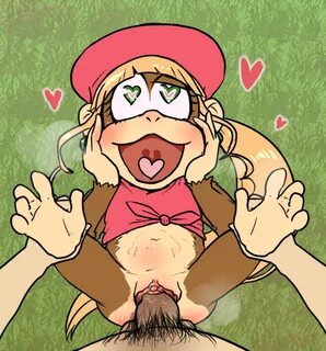 midara, dixie kong, donkey kong (series), nintendo, 2018, anthro, barefoot,...