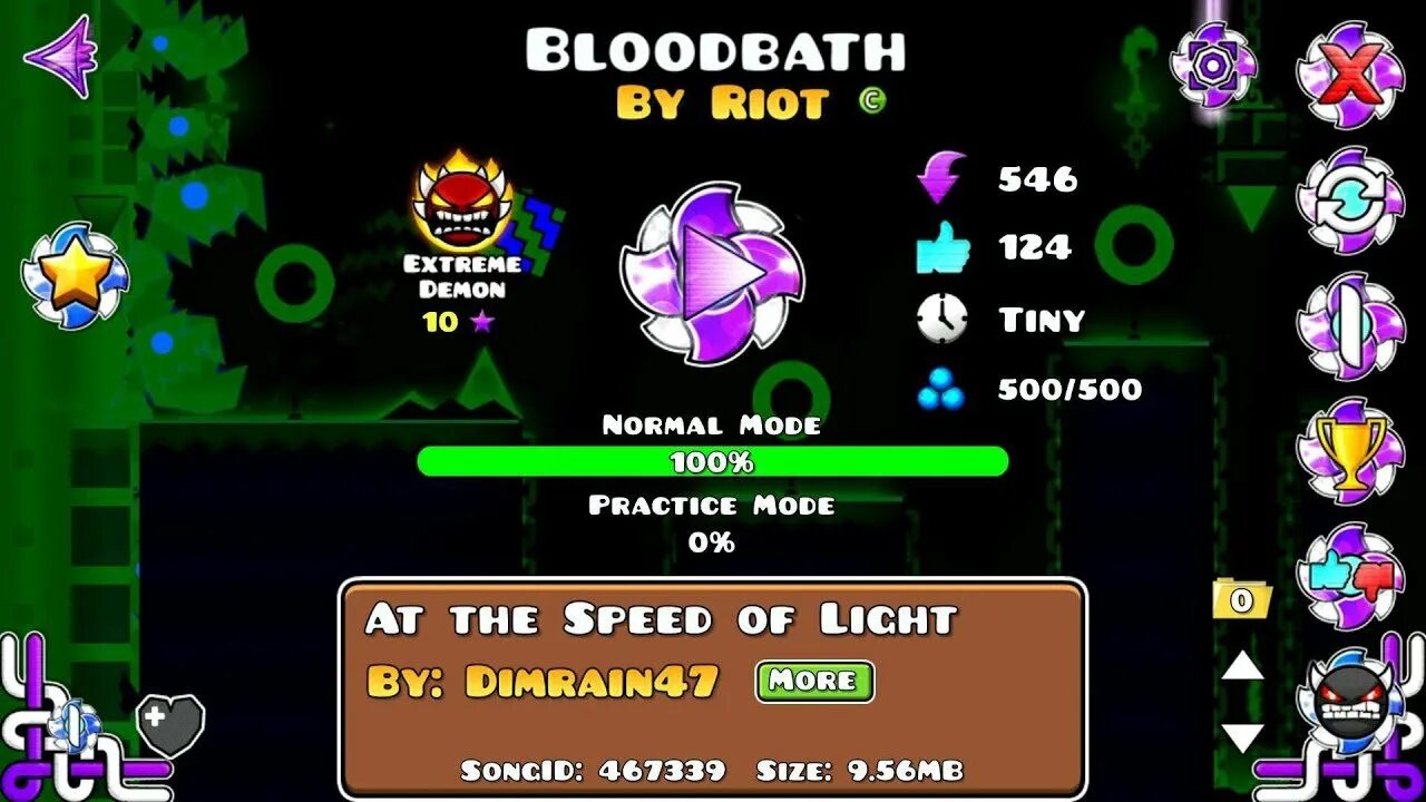 Как пройти dash. Bloodbath geometry dash 100. bloodbath в геометрии dash. bloodbath 100 процентов скрин. уровень bloodbath в geometry dash.