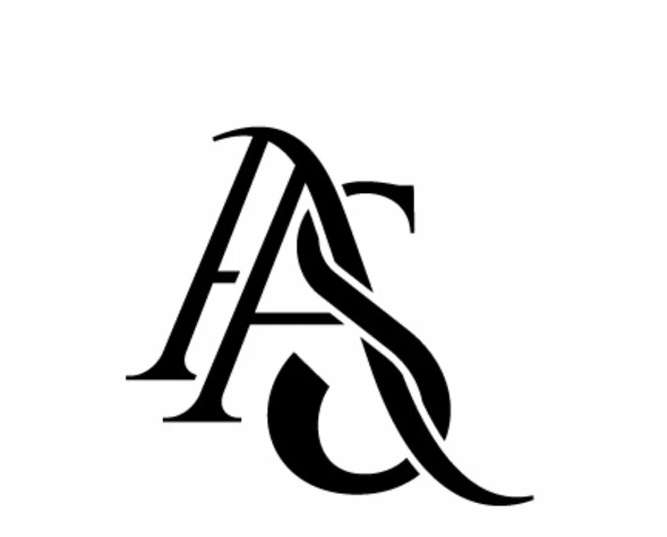 Del f s. Логотип. Эмблема с буквой а. Логотип as. Логотип Монограмма.