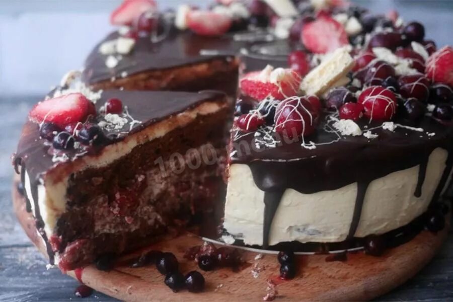 Торт "ПЬЯНАЯ ВИШНЯ" Очень НЕЖНЫЙ и НЕРЕАЛЬНО ВКУСНЫЙ Тортик! Готовится Проще чем