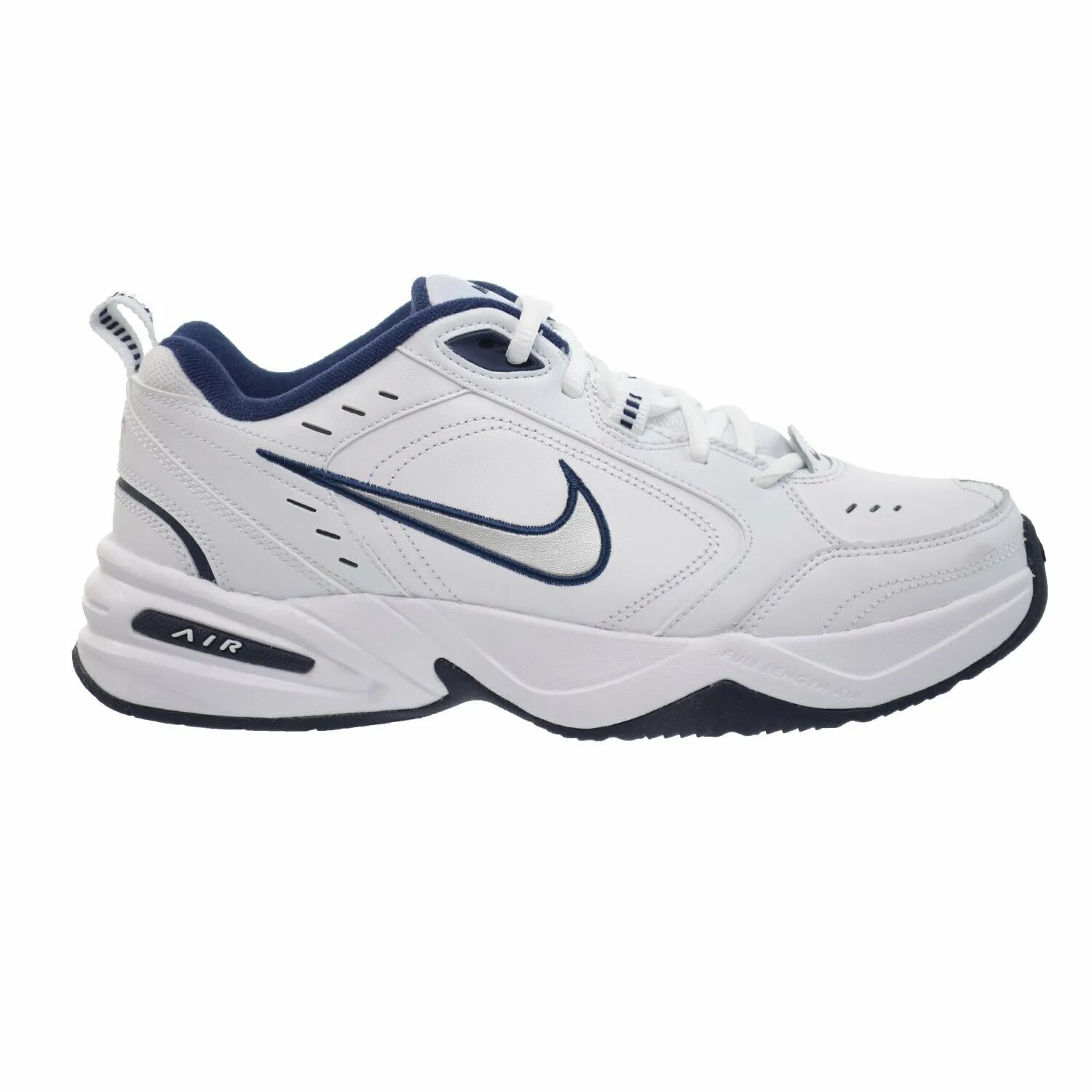 Найк АИР Монарх 4. Кроссовки Nike Air Monarch IV White/Blue. 415445-102 Air Monarch. Nike Air Monarch синие.