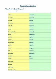 Personality перевод